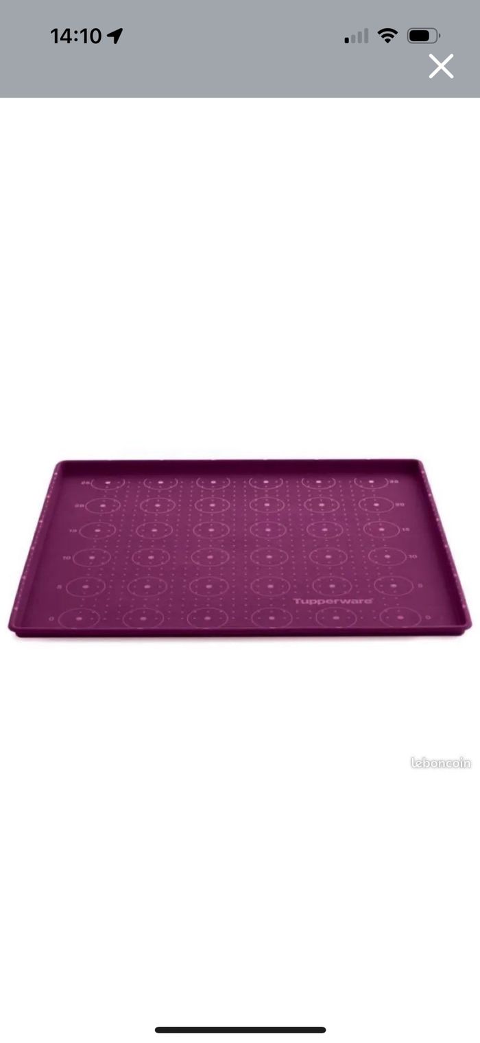 Feuille à rebord Tupperware neuf - photo numéro 2