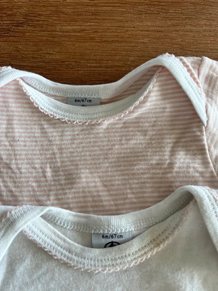 Lot de 3 bodies petit bateau - photo numéro 3