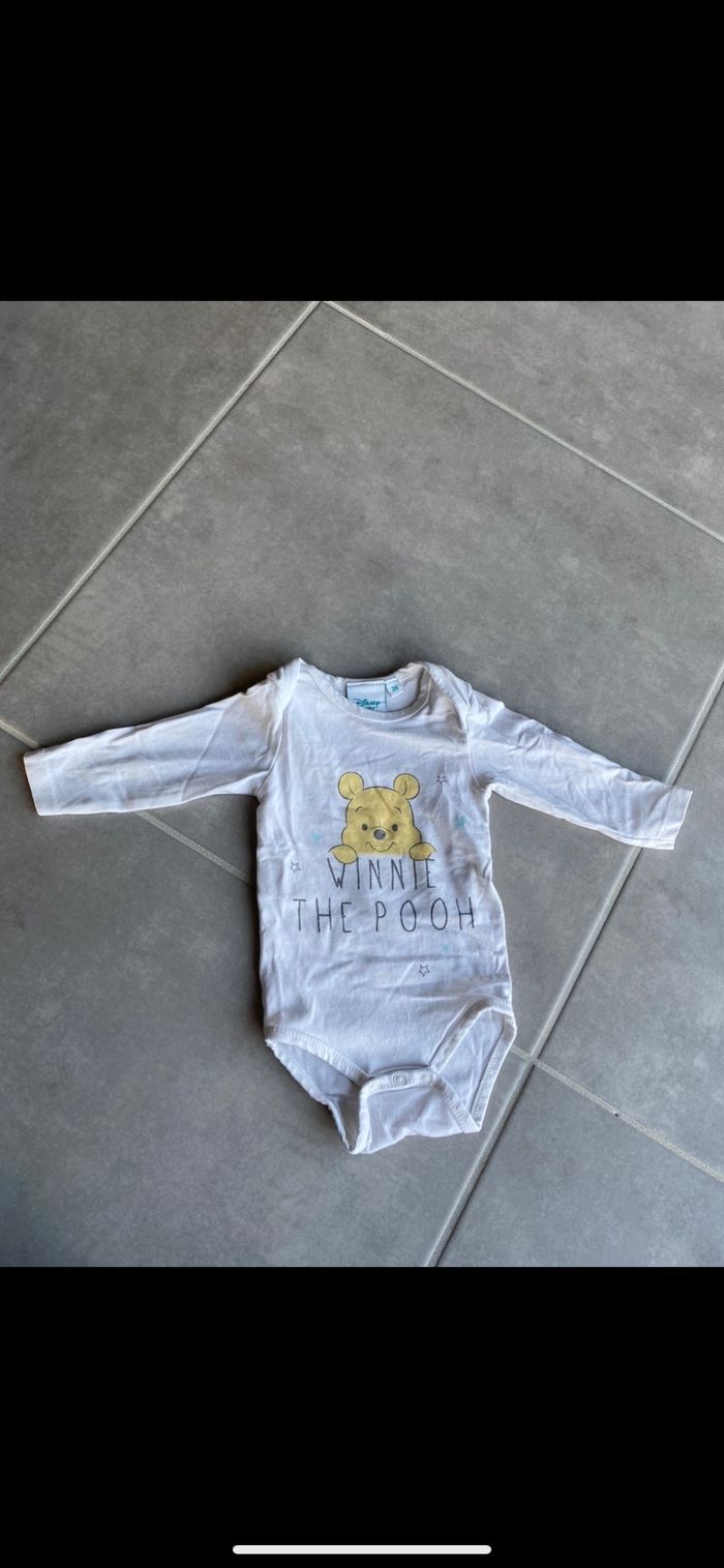 Body manches longues Winnie l'Ourson 3 mois - photo numéro 2