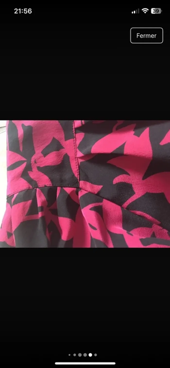 Vintage 🍭Magnifique blouse sophistiquée en 42 de chez Weinberg Paris excellent état - photo numéro 7