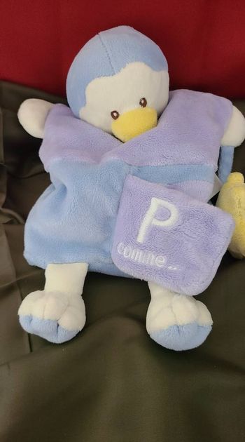 BABY NAT' Marionnette - Doudou Marionnette "P comme Pingouin