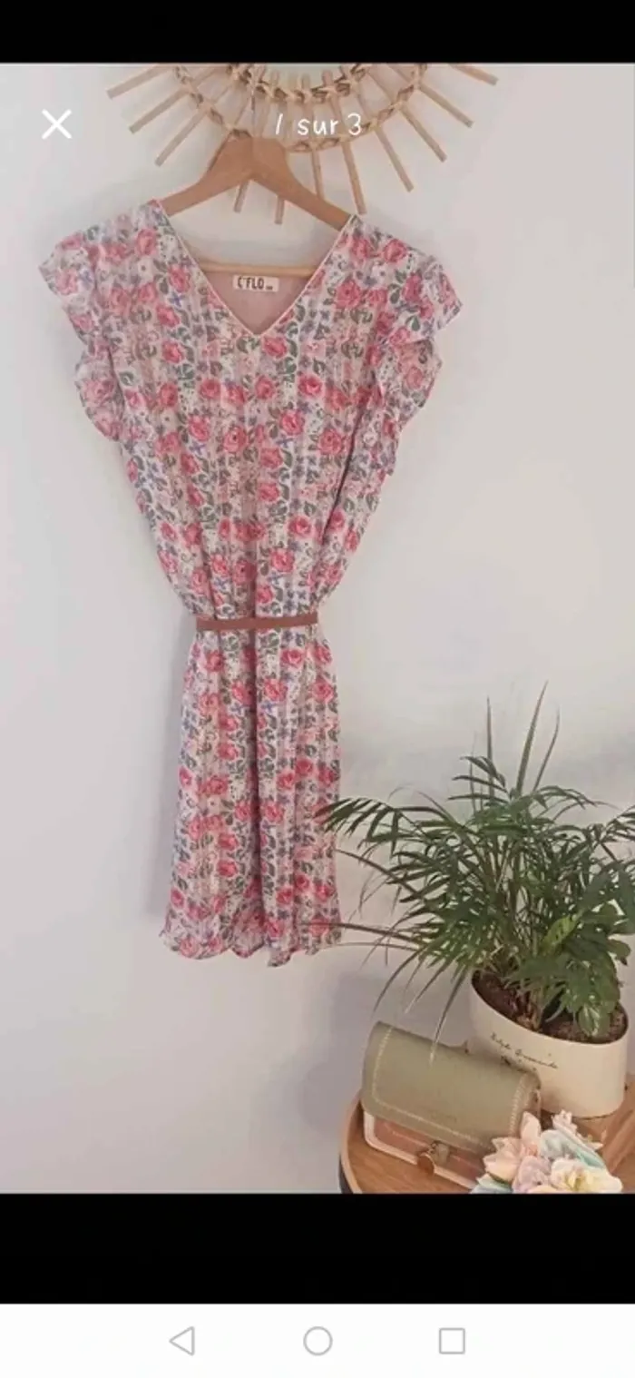 Robe à fleurs été S-M - photo numéro 2