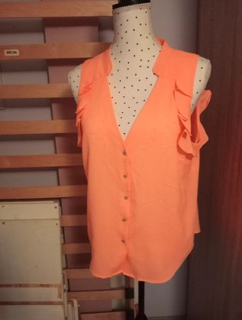 Chemise sans manches légère, chemisier été taille 42 / XL