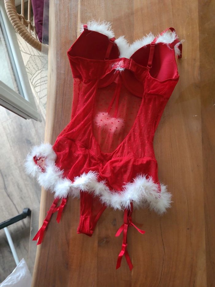 Guêpière rouge noel - photo numéro 3