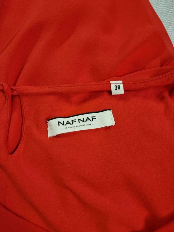 Naf Naf robe rouge * taille 38 * - photo numéro 7