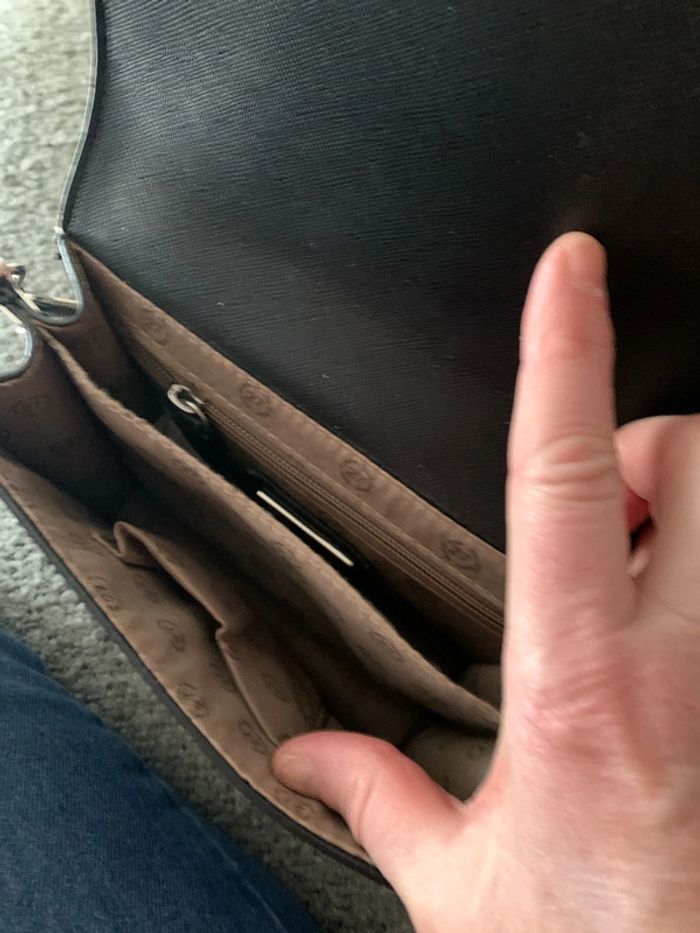 Petit sac noir bandoulière métal - photo numéro 5