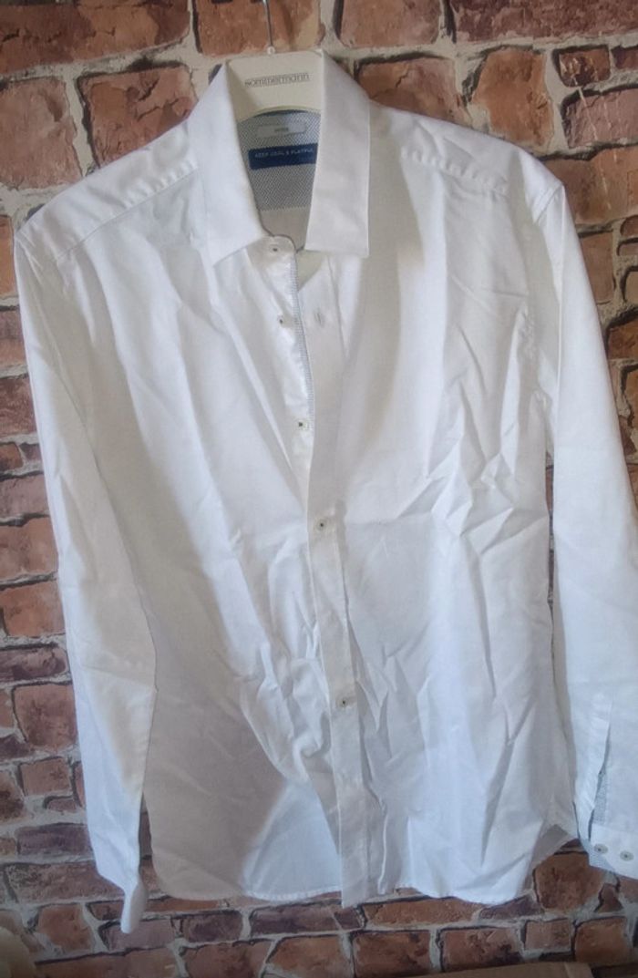 Chemise blanche longues manches Jules