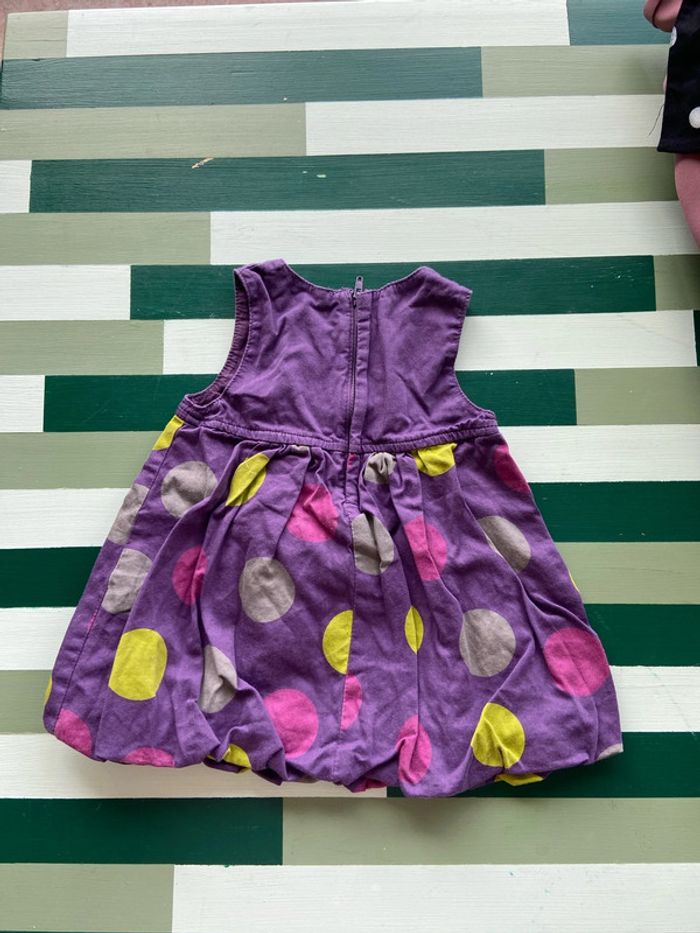 Robe mauve à pois - photo numéro 4