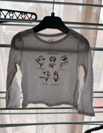 Pull léger fille blanc 3 ans 