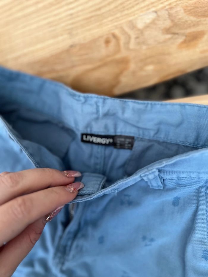 Short chino bermuda bleu ananas ete homme taille 38 - photo numéro 2