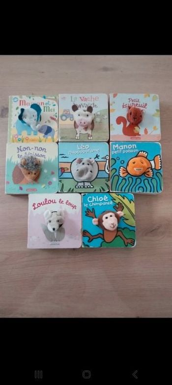 Livres marionnettes bébé animaux