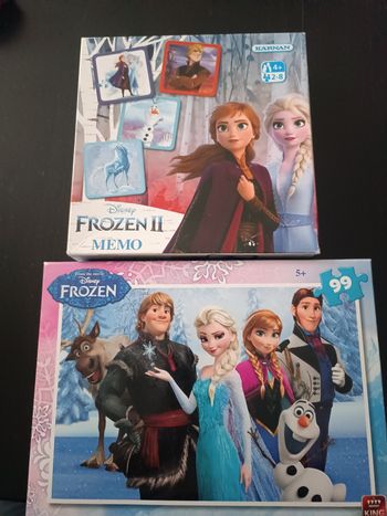 Lot de jeux Reine des Neiges