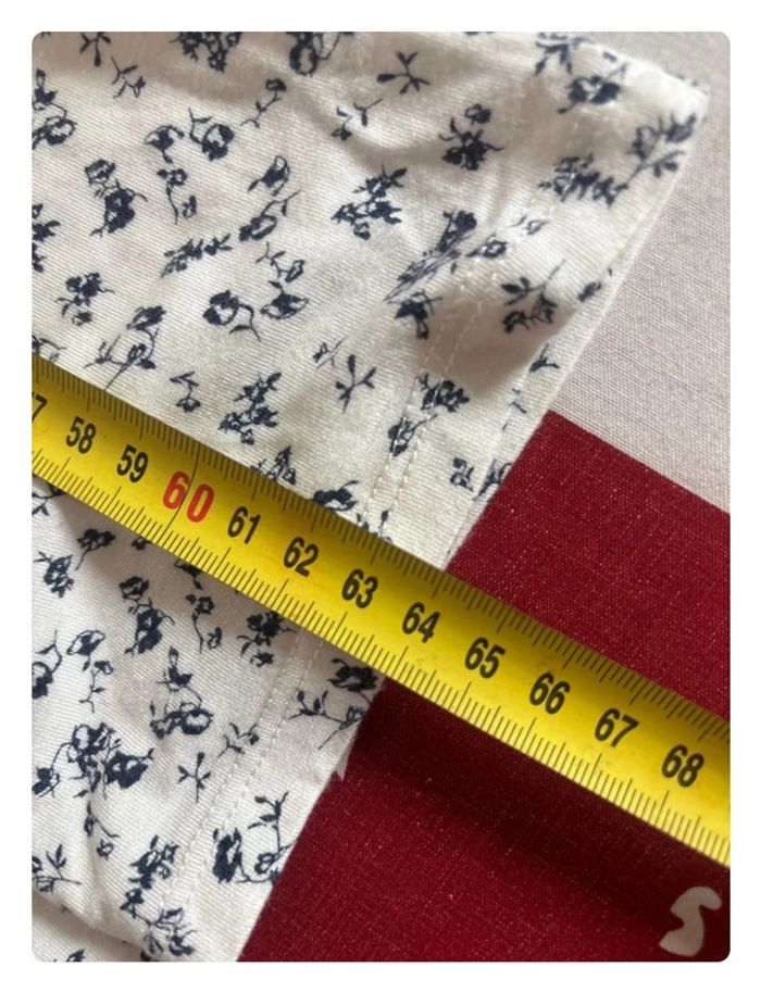 Débardeur motif fleuri roses bretelles brodés taille Xl - photo numéro 7