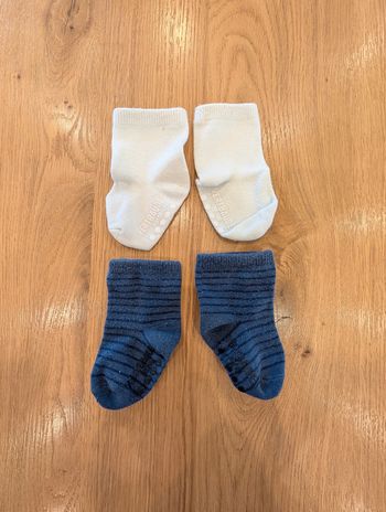 2 paires de chaussettes bébé Vertbaudet - Taille : 15-18