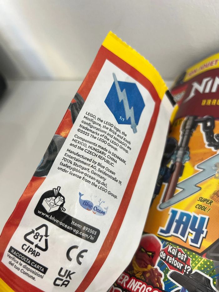 Lego ninjago Jay comics 892503 - photo numéro 2