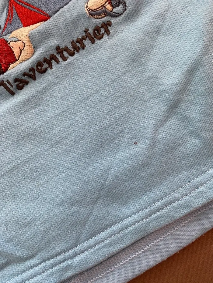Sweat Baby Popeye bleu ciel - photo numéro 8