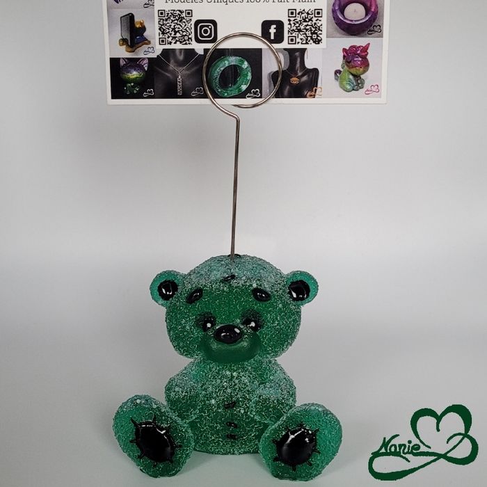 Support photo Teddy vert !! 🧸