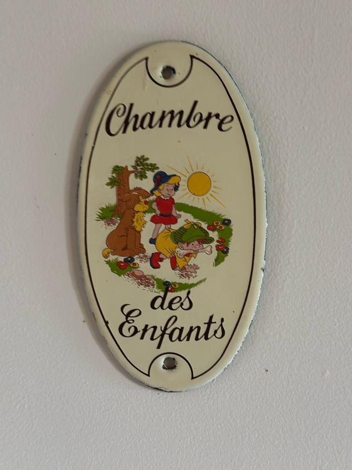 Lot de 3 plaques émaillées vintage - photo numéro 6