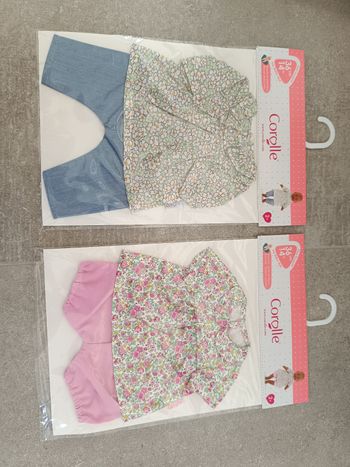 Lot de 2 vêtements corolle 36 cm neufs