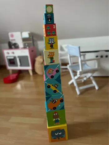 10 cubes à empiler