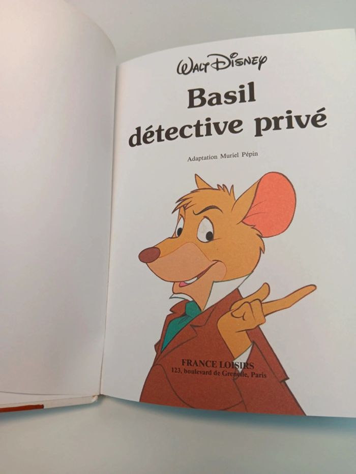Livre Walt Disney vintage Basile detective privé 96 pages - photo numéro 4