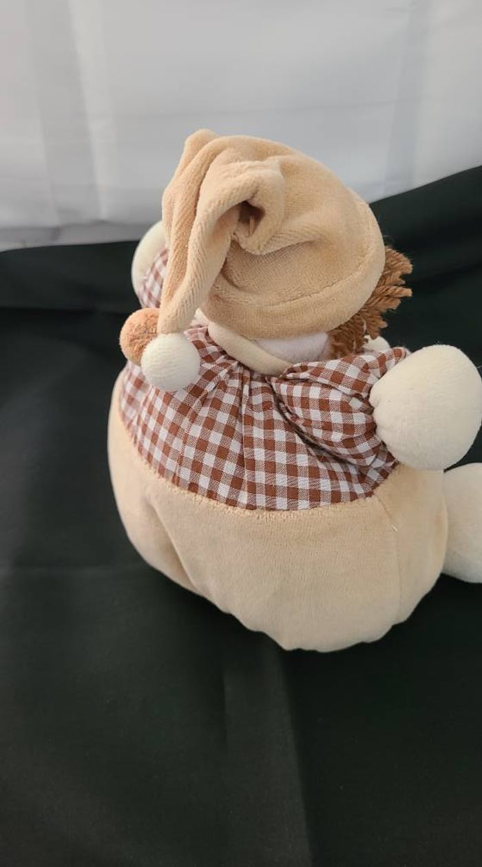 Peluche Clown ou Lutin DOUDI marron - photo numéro 3