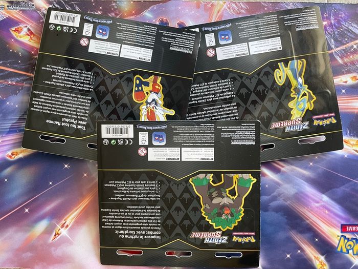 Lot 3 tripacks Zenith suprême en Artset Pokémon - photo numéro 2