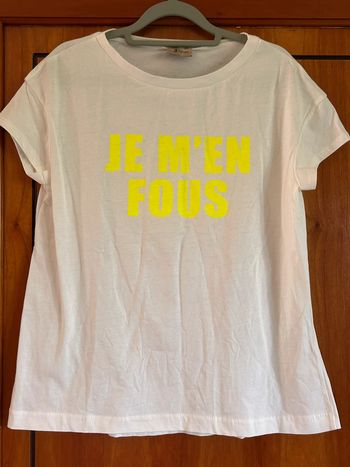 T-shirt crème Johanna Paris taille unique