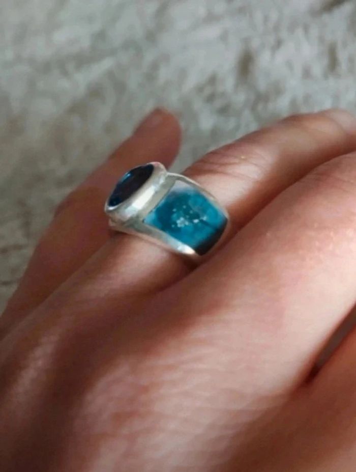 Magnifique bague en argent vintage - photo numéro 3