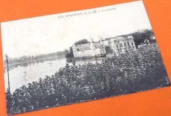 Carte postale ancienne Enghien (Val-d' Oise) Le Casino
