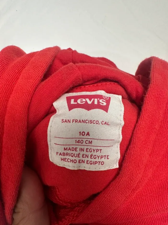 Sweat à capuche Levi’s – Rouge - photo numéro 7