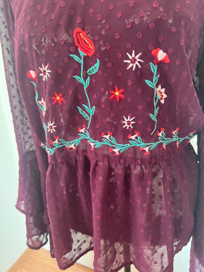 Blouse plumetis - photo numéro 3