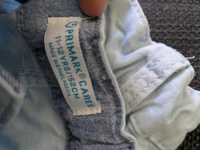 Short bleu clair 12 ans - photo numéro 4