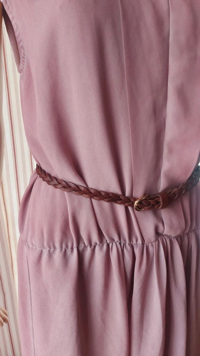 Ceinture tressée en cuir Marron H&M de - photo numéro 10