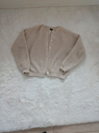 Gilet beige 12 ans