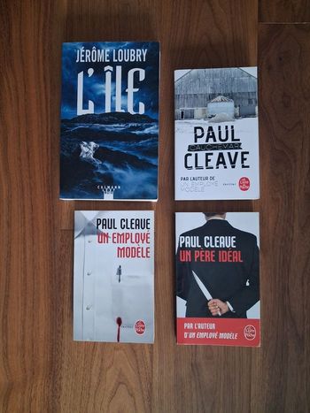Lot 4 romans dont 3 de Paul Cleave