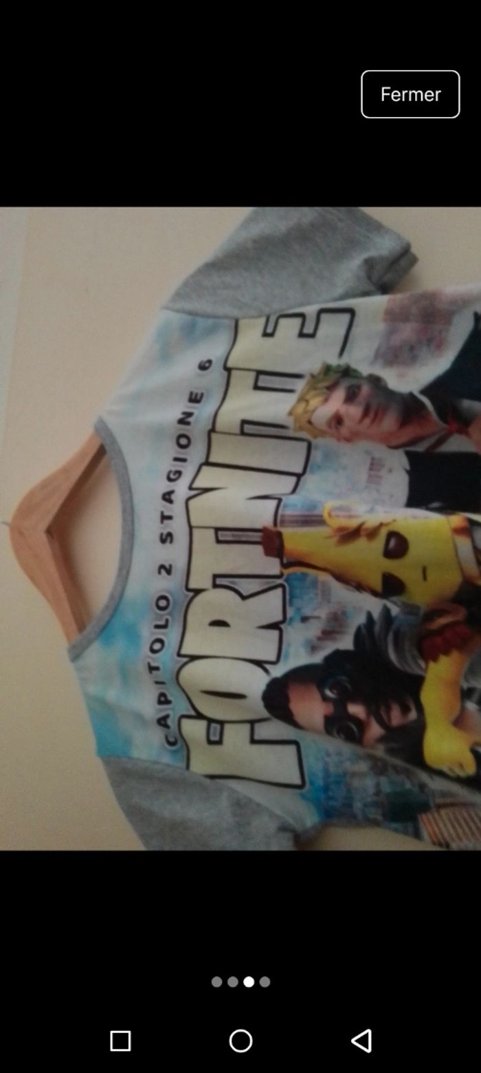 T-shirt Fortnite - photo numéro 4