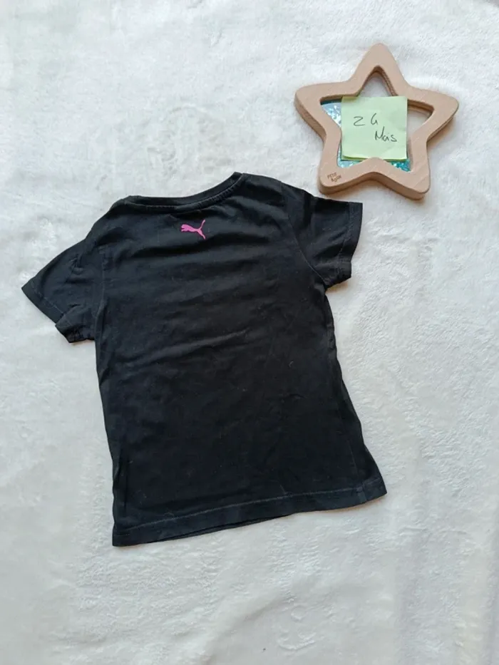 T-shirt noir Puma Taille 24 mois - photo numéro 3