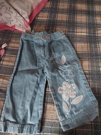 Pantacourt en jean taille 6 ans
