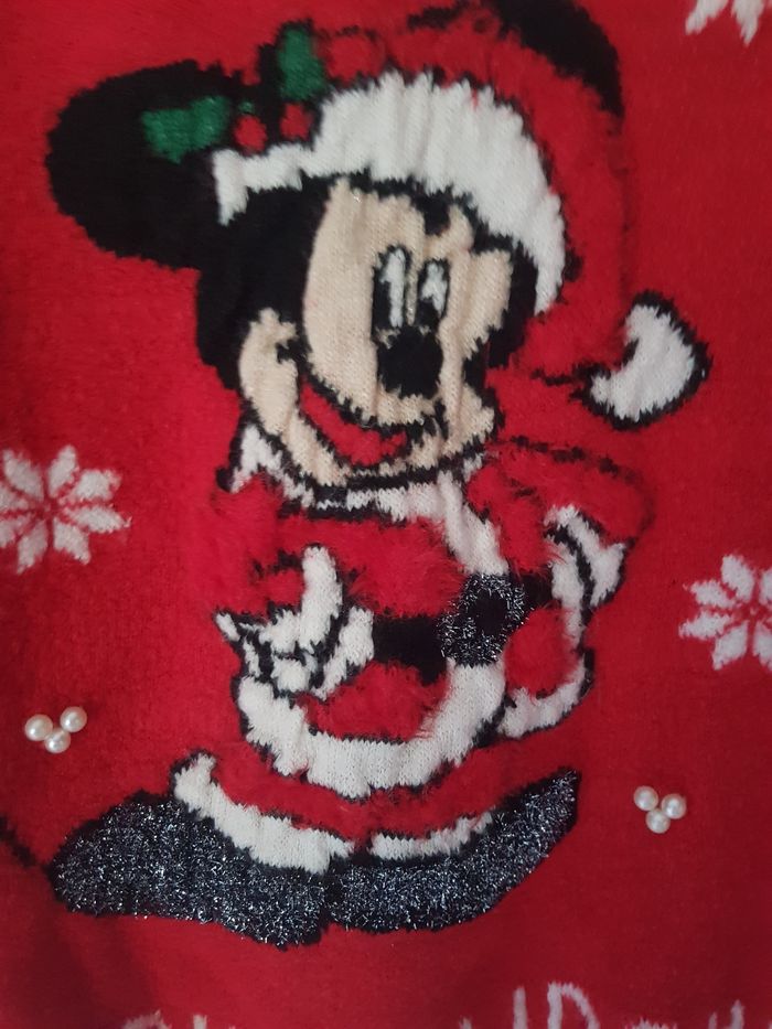 Magnifique pull de Noël rouge taille 36 - photo numéro 5