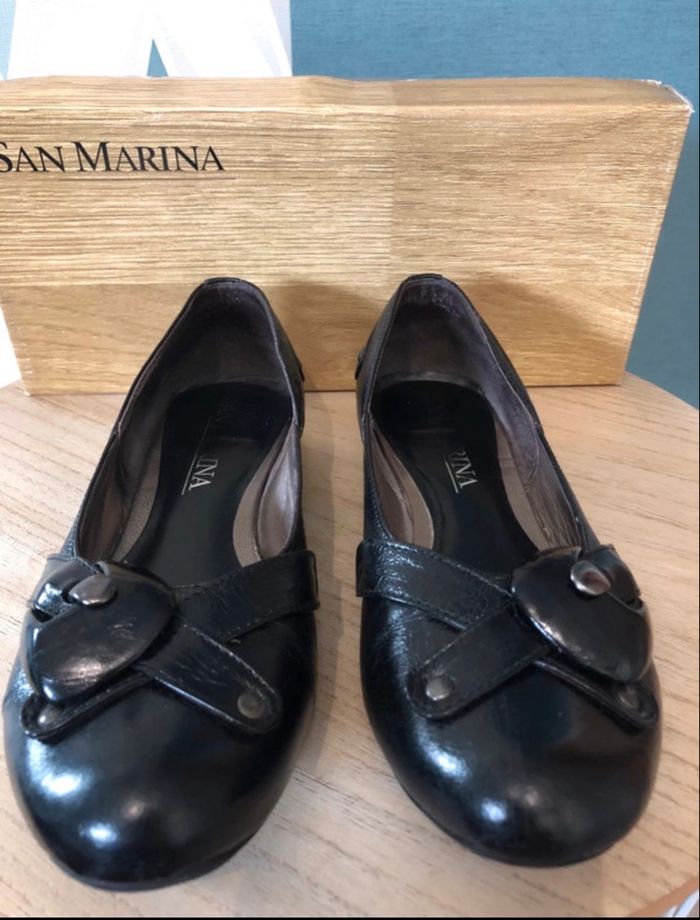Ballerines cuir San Marina excellent état - photo numéro 3
