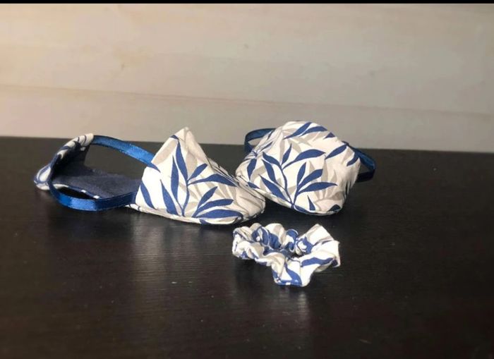 Espadrilles tout en tissus pour bébé - photo numéro 2