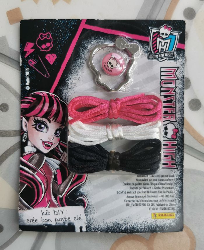 Kit porte clés DIY MONSTER HIGH PANINI neuf