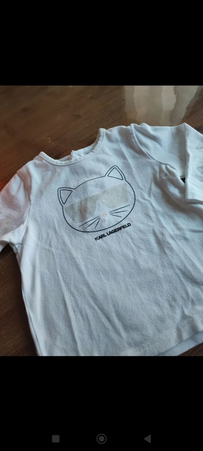 Tee-shirt manches longues 6 mois - photo numéro 3