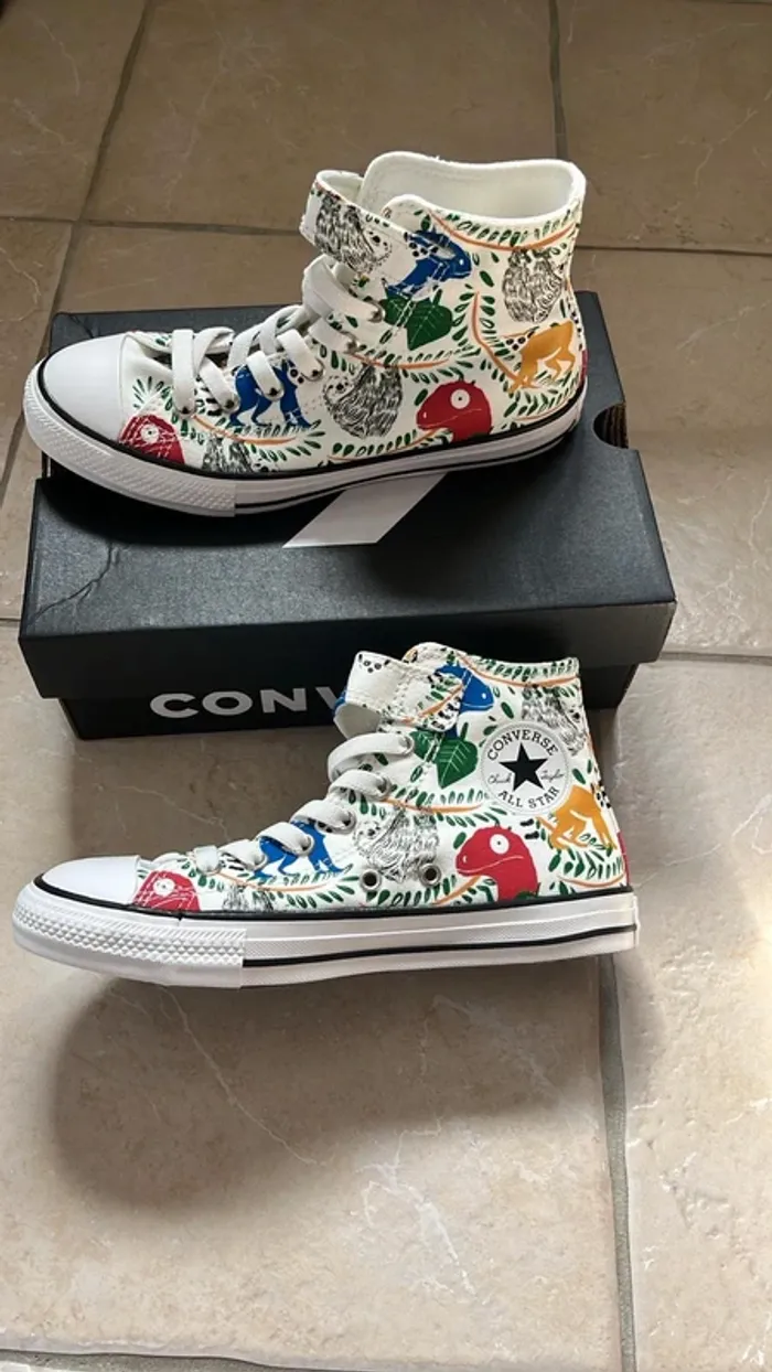 Baskets sneakers montantes converse garçon - photo numéro 2