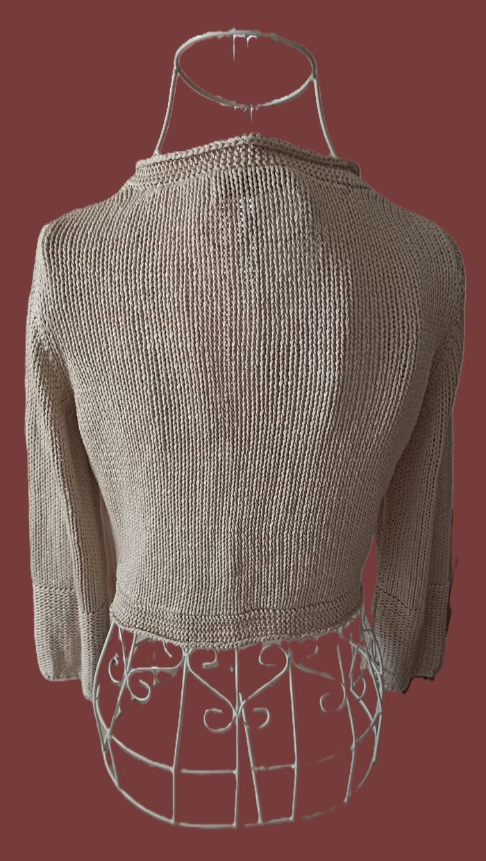 Gilet Boléro Chic Cache Cache - Parfait pour sublimer vos tenues ! - photo numéro 2