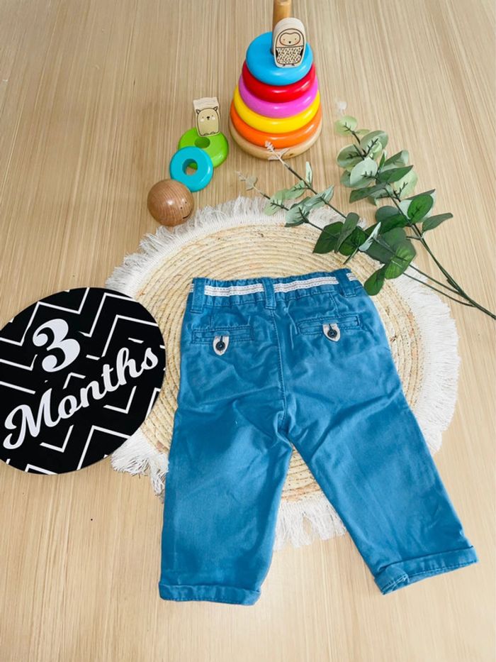 Ensemble 5 pièces ! pantalon chemise et t-shirt manches longues 3 mois obaïbi - photo numéro 3