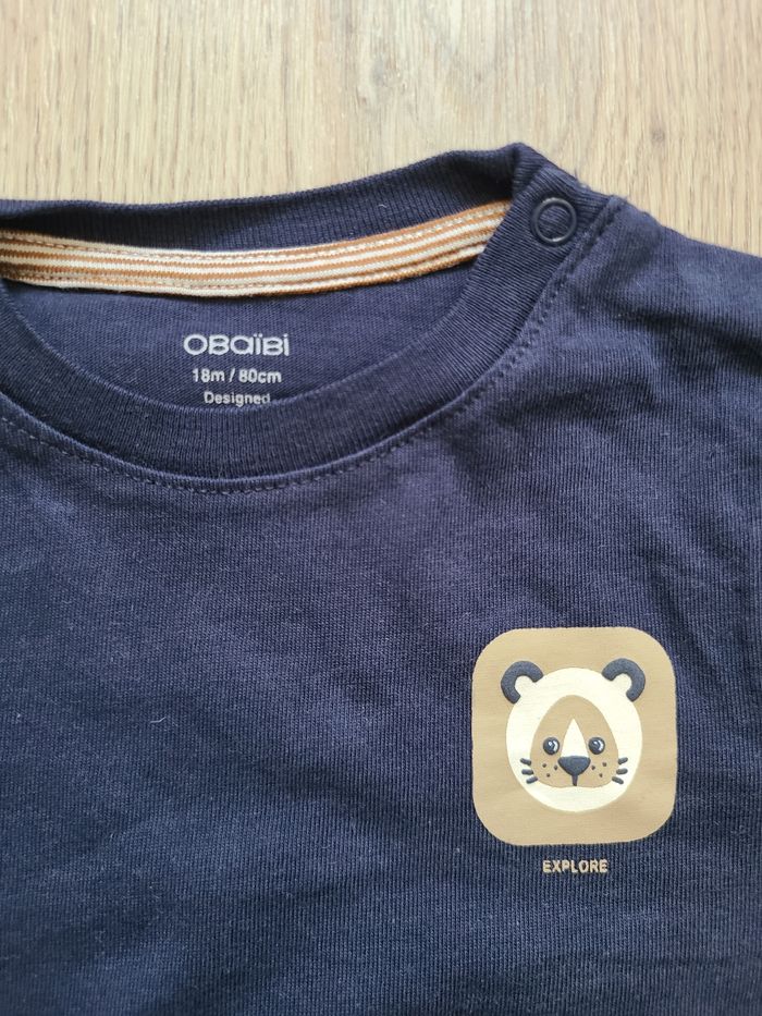 Pull fin t-shirt manche longue 18 mois - photo numéro 4