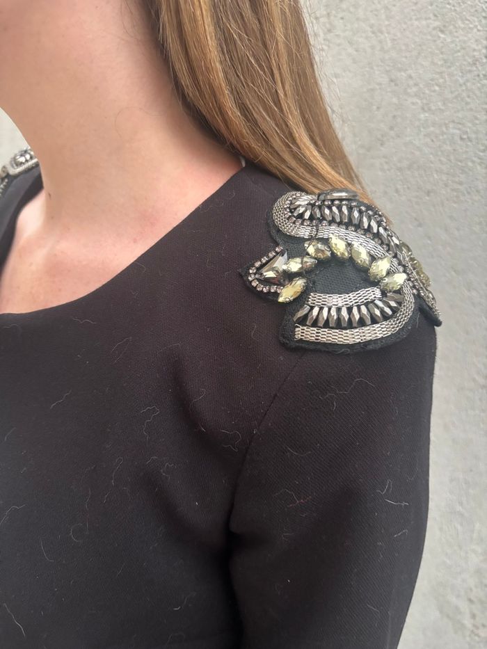 Blazer épaulettes sequins - photo numéro 2