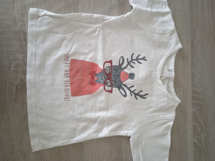 Lot t-shirt manches longues 12 mois - photo numéro 5